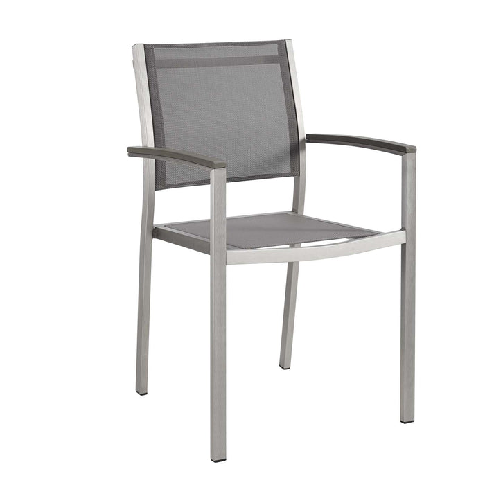 Shore Outdoor Patio Aluminum Dining Chair by Modway