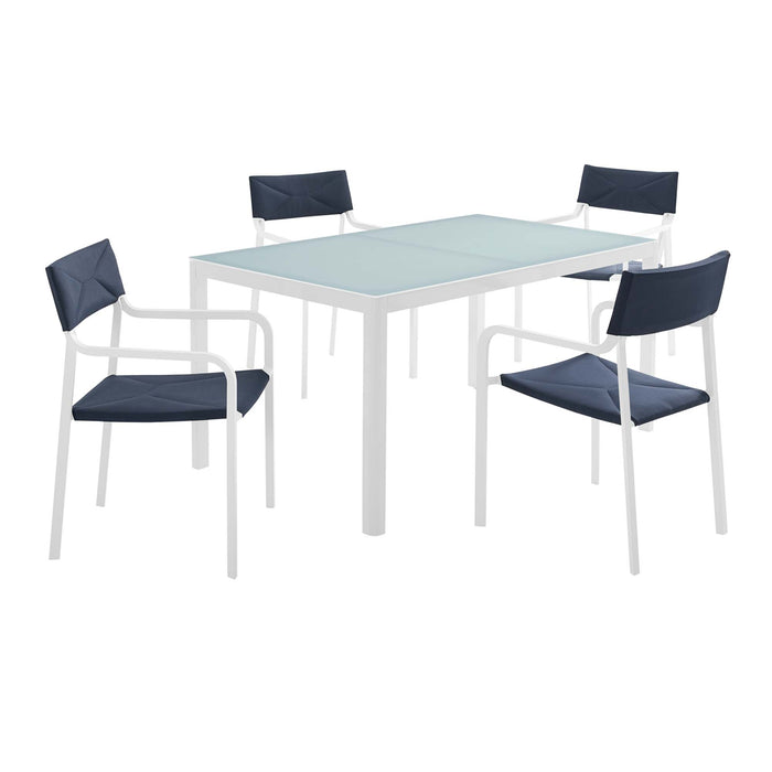 Raleigh 5 Piece Outdoor Patio Aluminum Dining Set by Modway