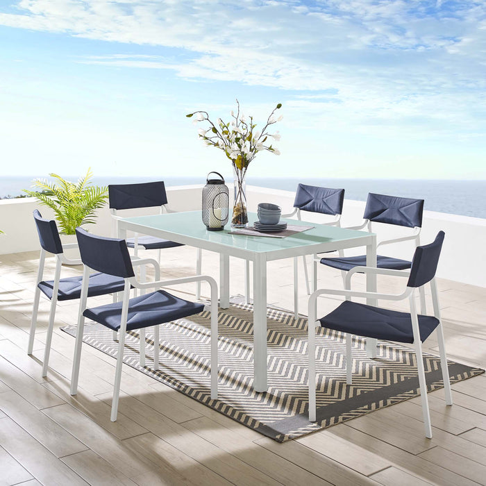 Raleigh 7 Piece Outdoor Patio Aluminum Dining Set by Modway