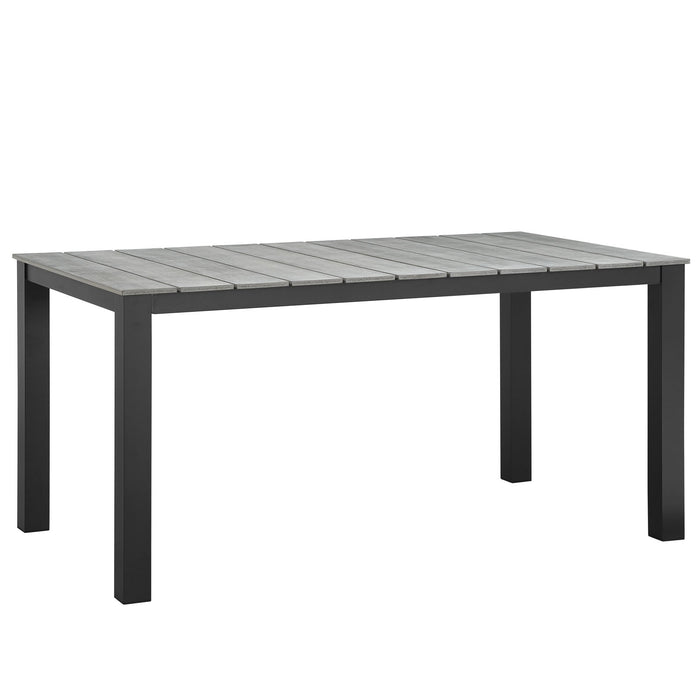 Maine 63" Outdoor Patio Dining Table by Modway