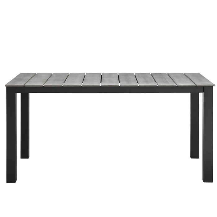 Maine 63" Outdoor Patio Dining Table by Modway