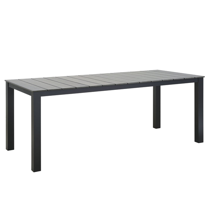 Maine 80" Outdoor Patio Dining Table by Modway