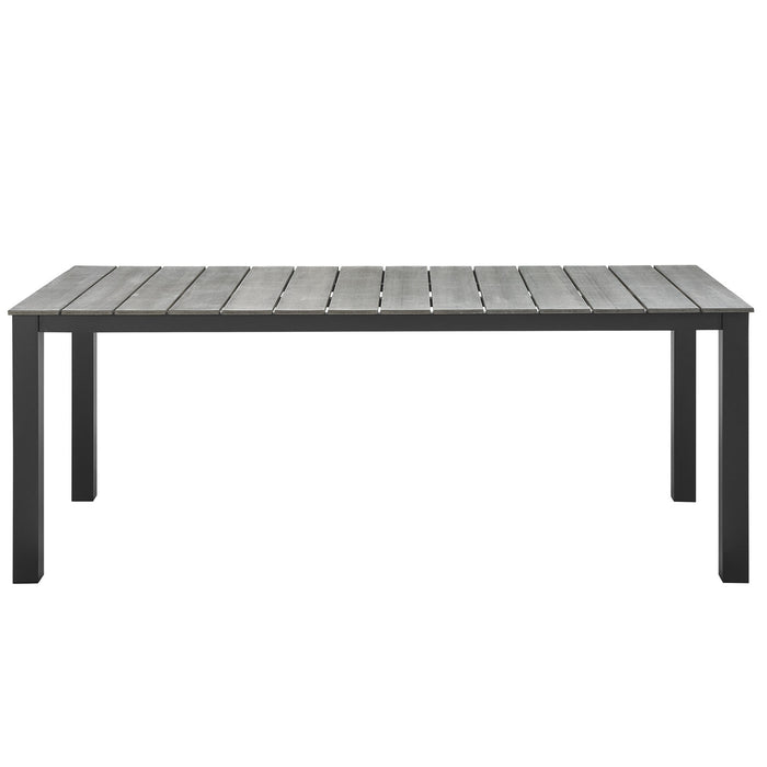 Maine 80" Outdoor Patio Dining Table by Modway