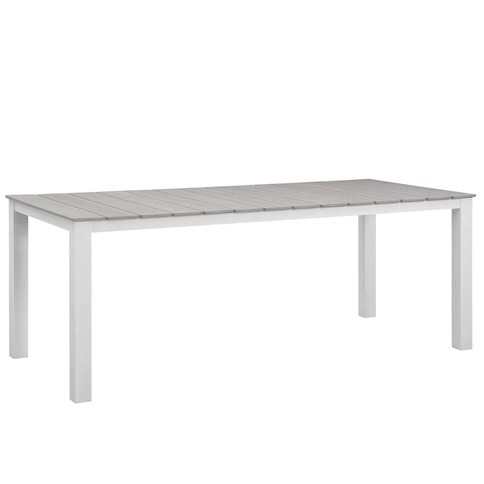 Maine 80" Outdoor Patio Dining Table by Modway