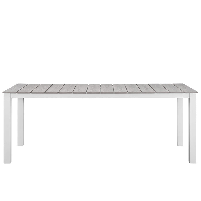 Maine 80" Outdoor Patio Dining Table by Modway