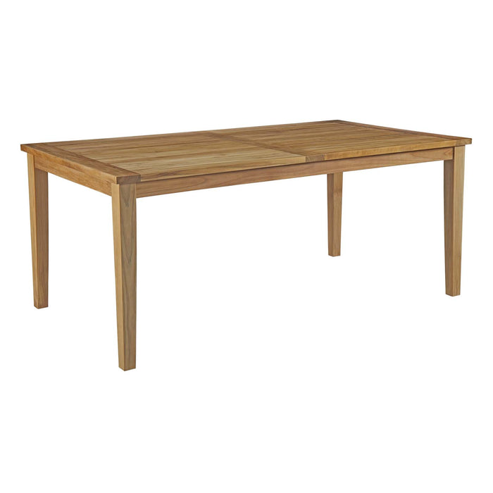 Marina Outdoor Patio Teak Dining Table by Modway