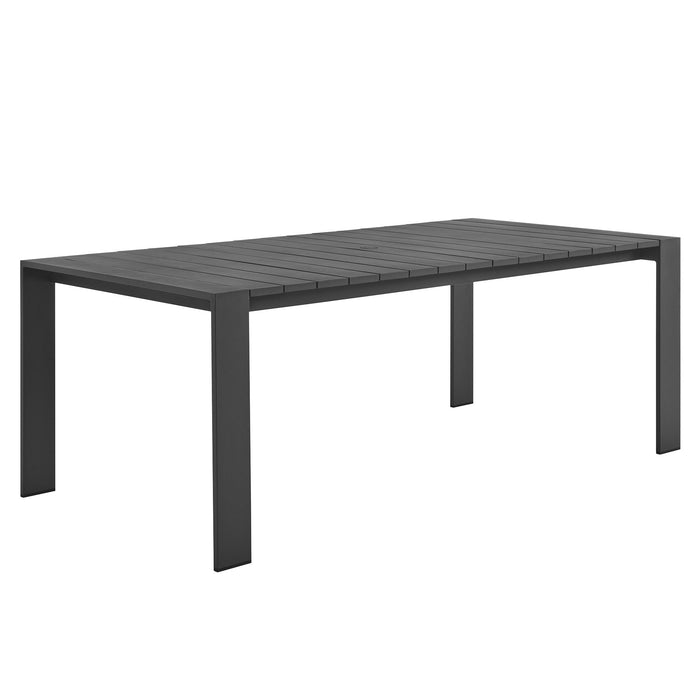 Tahoe Rectangular Outdoor Patio Aluminum Dining Table by Modway