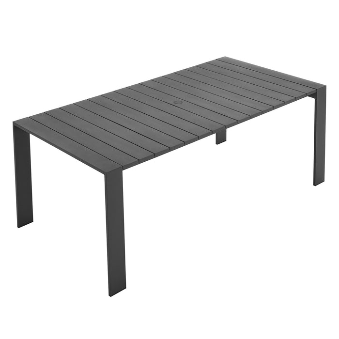 Tahoe Rectangular Outdoor Patio Aluminum Dining Table by Modway