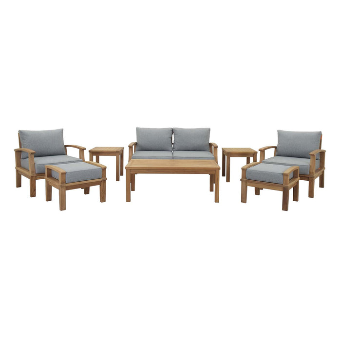 Marina 8 Piece Outdoor Patio Teak Set by Modway