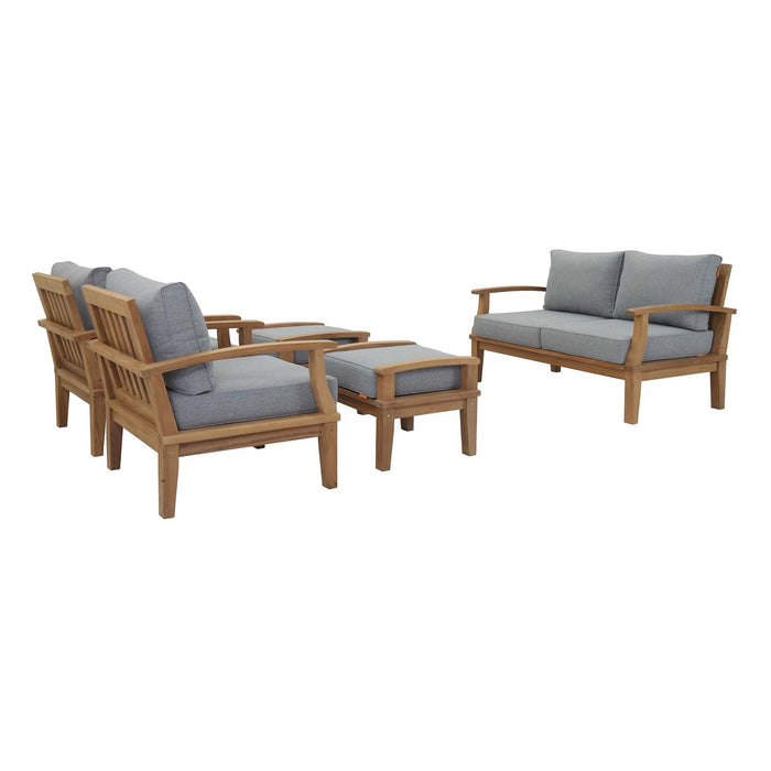 Marina 5 Piece Outdoor Patio Teak Set by Modway