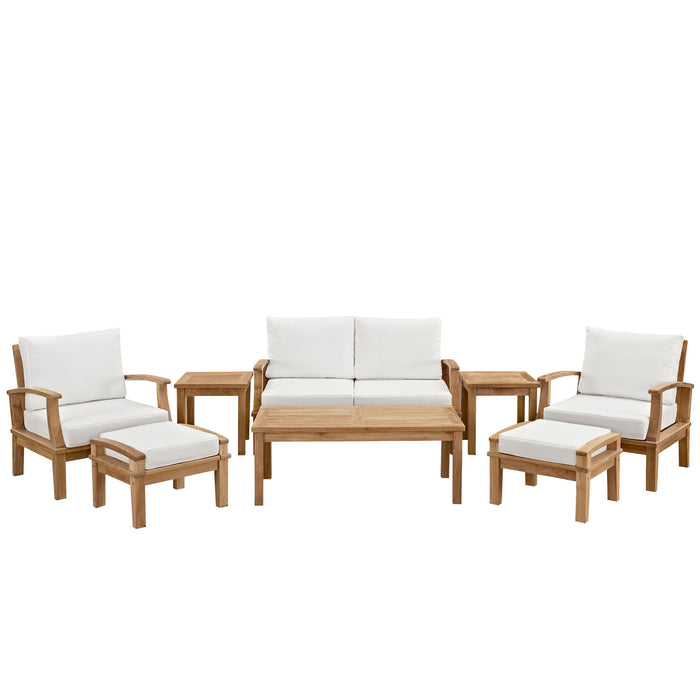 Marina 8 Piece Outdoor Patio Teak Set by Modway