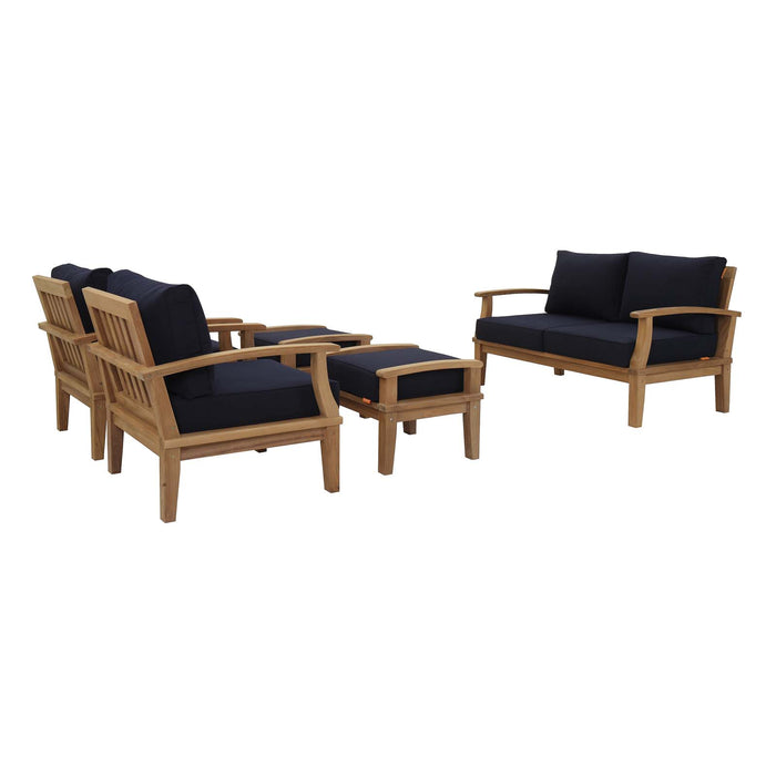 Marina 5 Piece Outdoor Patio Teak Set by Modway