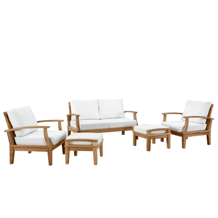 Marina 5 Piece Outdoor Patio Teak Set by Modway