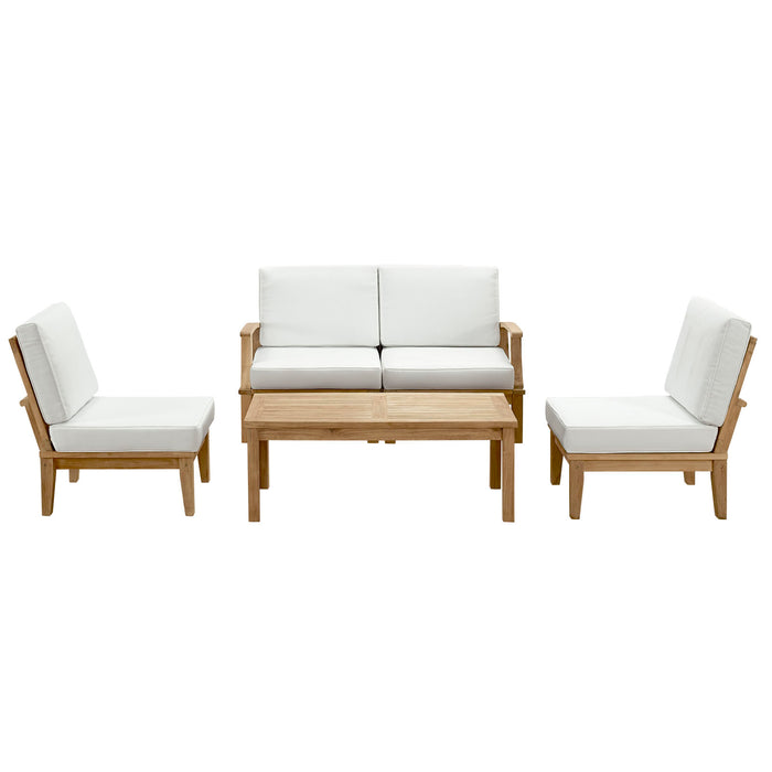 Marina 5 Piece Outdoor Patio Teak Set by Modway