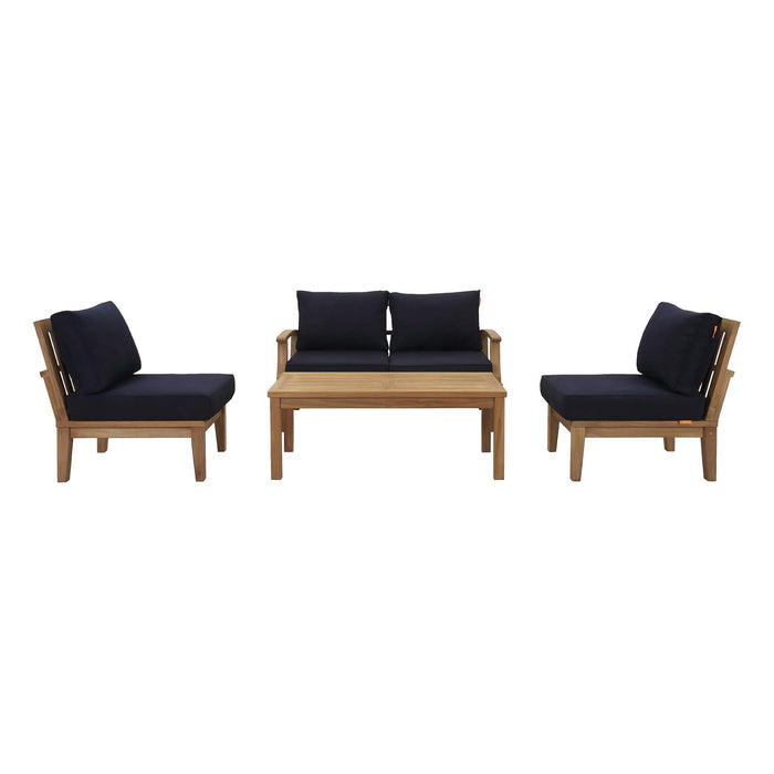 Marina 5 Piece Outdoor Patio Teak Set by Modway