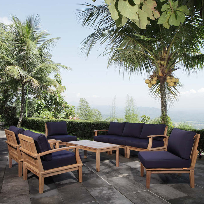 Marina 8 Piece Outdoor Patio Teak Set by Modway