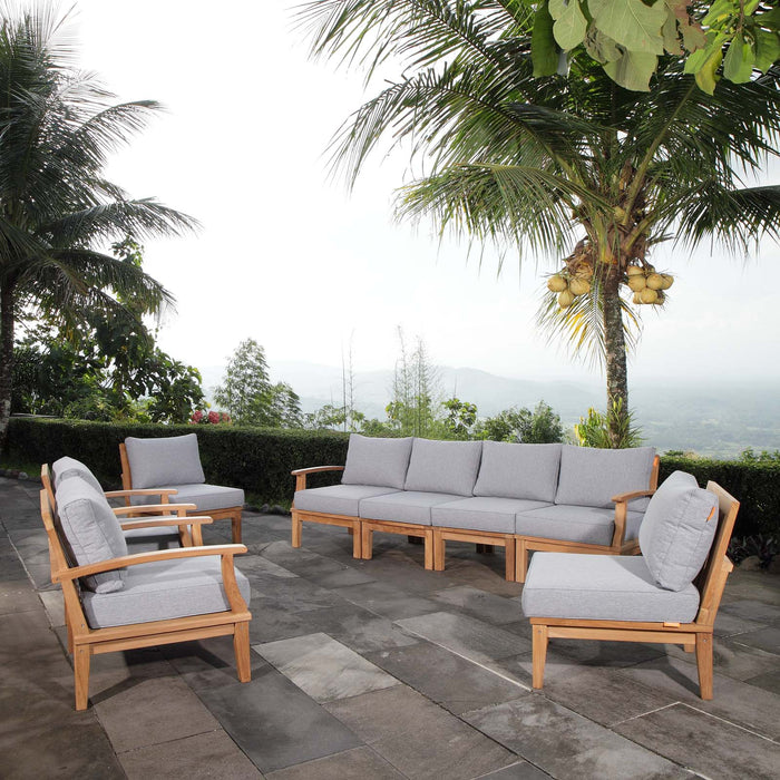 Marina 8 Piece Outdoor Patio Teak Set by Modway