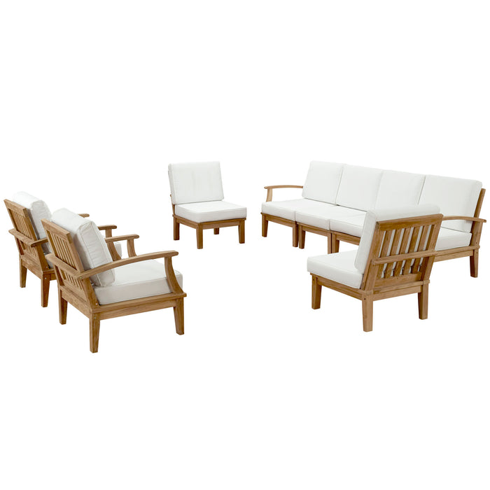 Marina 8 Piece Outdoor Patio Teak Set by Modway