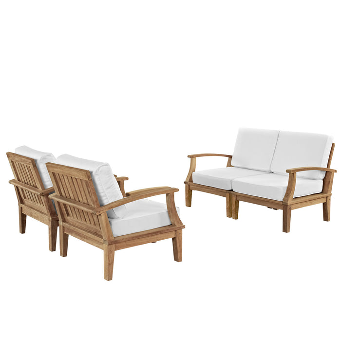 Marina 4 Piece Outdoor Patio Teak Set by Modway