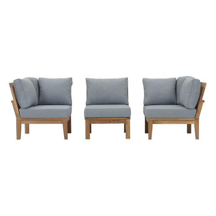 Marina 3 Piece Outdoor Patio Teak Set by Modway