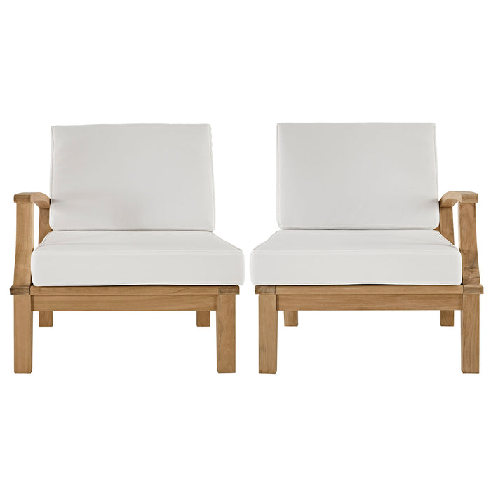 Marina 2 Piece Outdoor Patio Teak Set by Modway