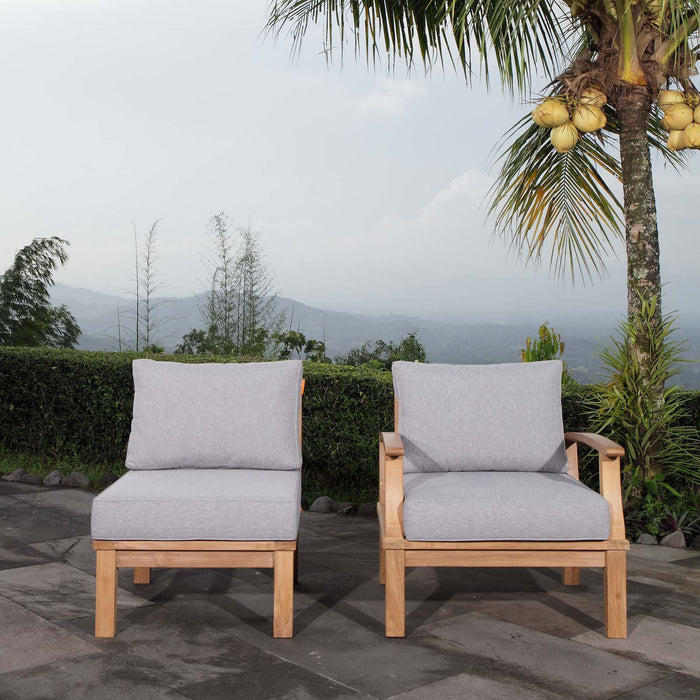 Marina 2 Piece Outdoor Patio Teak Set by Modway