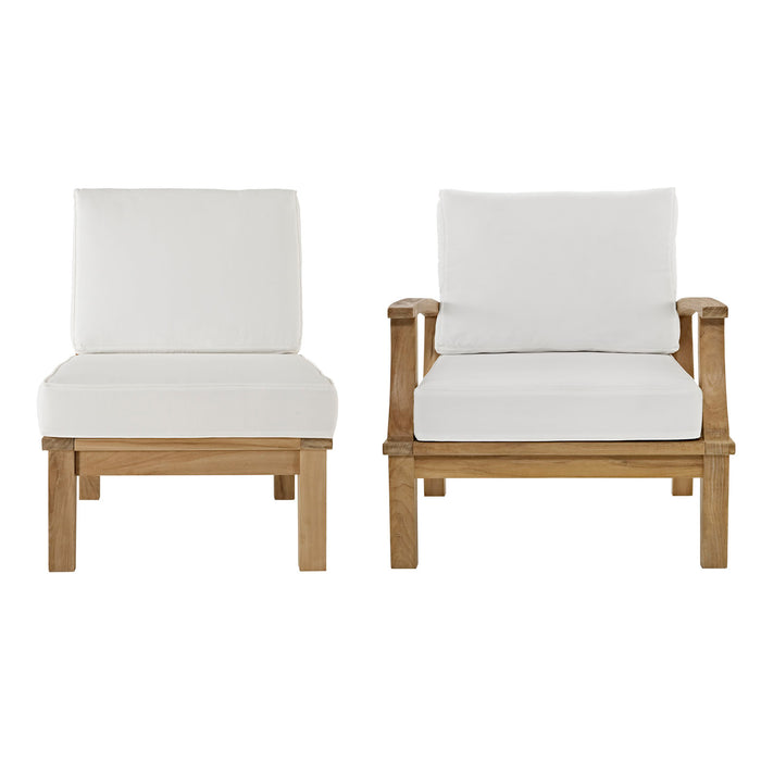 Marina 2 Piece Outdoor Patio Teak Set by Modway