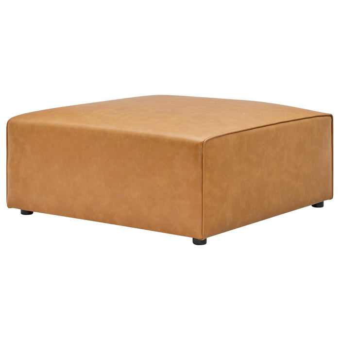 Mingle Vegan Leather Sofa and Ottoman Set by Modway