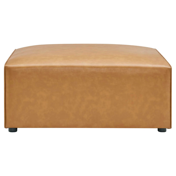 Mingle Vegan Leather Sofa and Ottoman Set by Modway