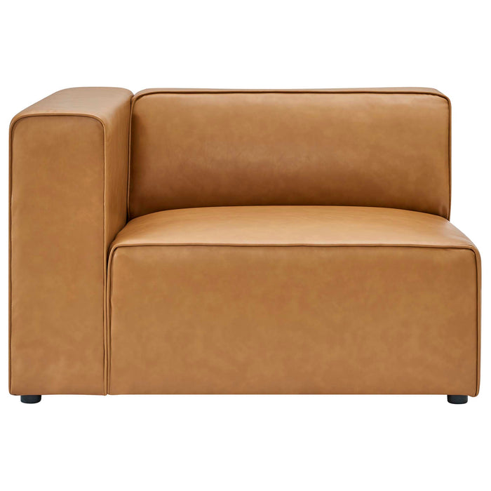 Mingle Vegan Leather Sofa and Ottoman Set by Modway