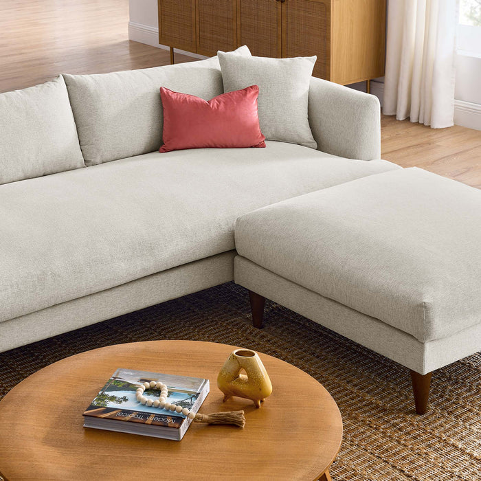 Zoya Down Filled Overstuffed Sofa and Ottoman Set by Modway