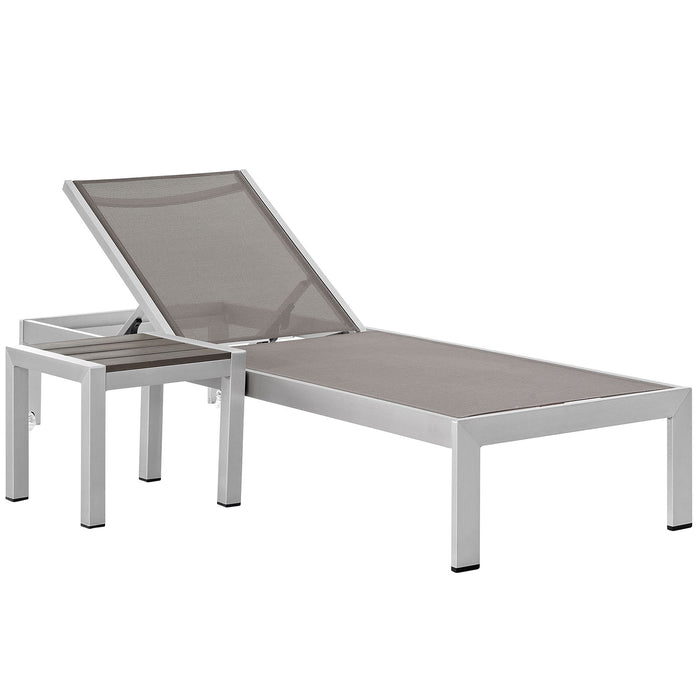 Shore 2 Piece Outdoor Patio Aluminum Set by Modway