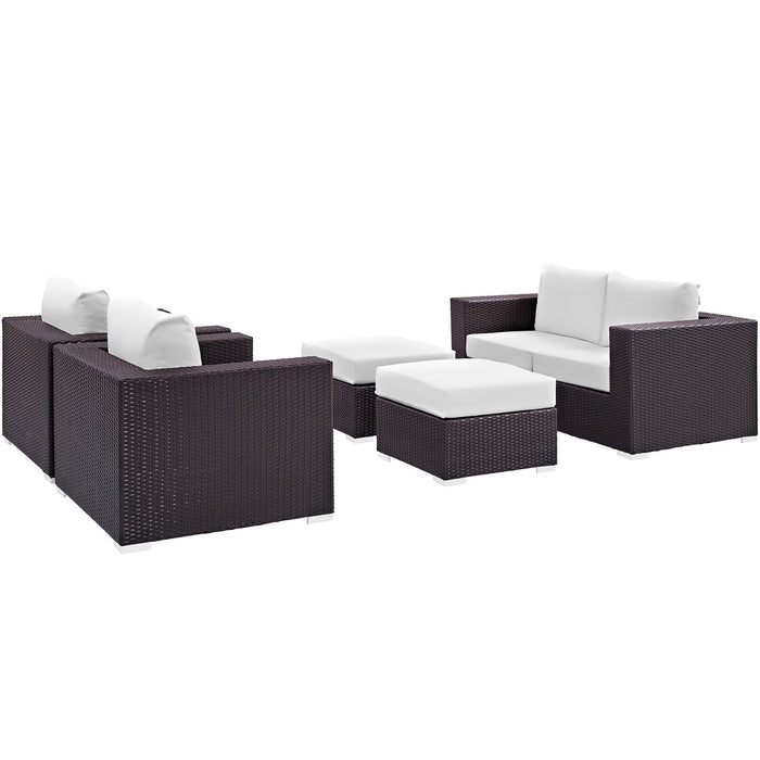 Convene 5 Piece Outdoor Patio Sofa Set by Modway