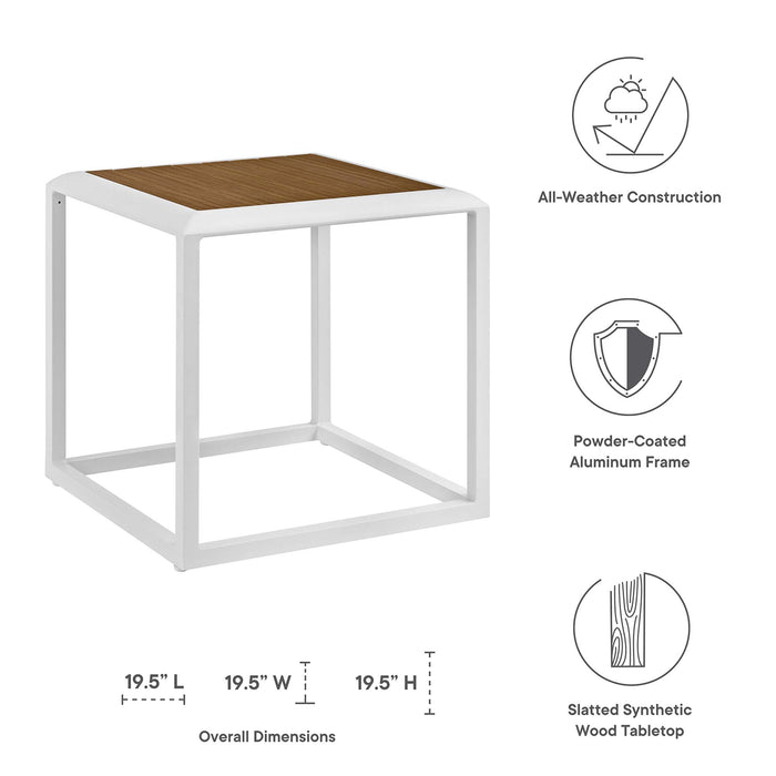 Stance 3 Piece Outdoor Patio Aluminum Set by Modway