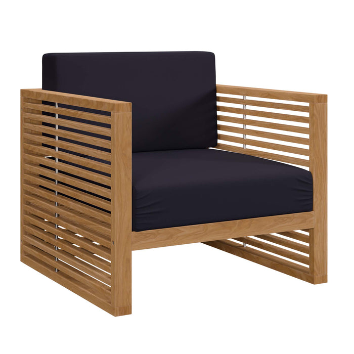 Carlsbad 3-Piece Teak Wood Outdoor Patio Set by Modway