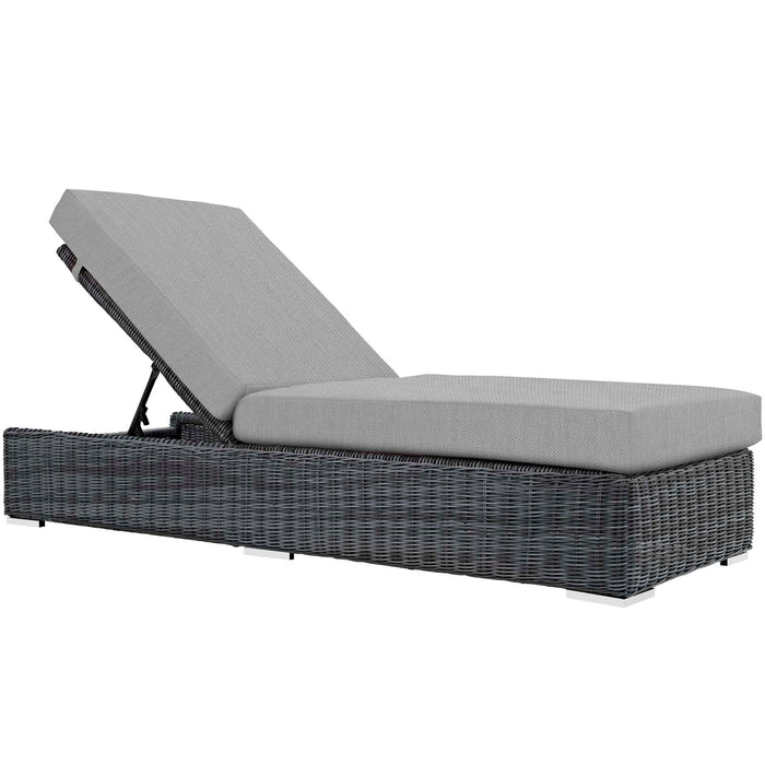 Summon Outdoor Patio Sunbrella� Chaise Lounge by Modway