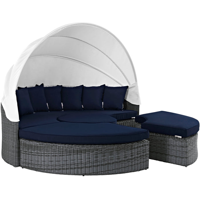 Summon Canopy Outdoor Patio Sunbrella� Daybed by Modway