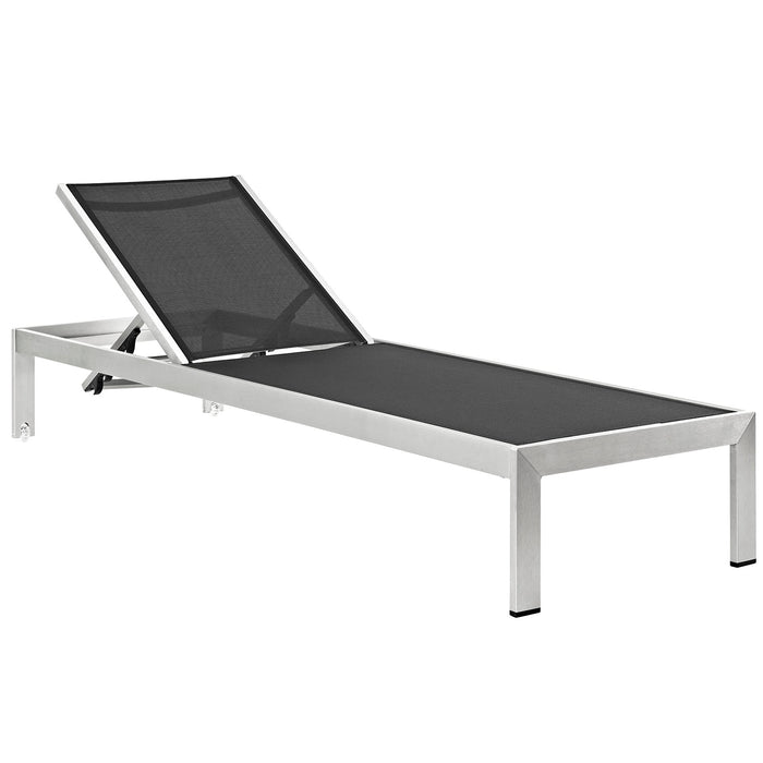 Shore Outdoor Patio Aluminum Mesh Chaise by Modway