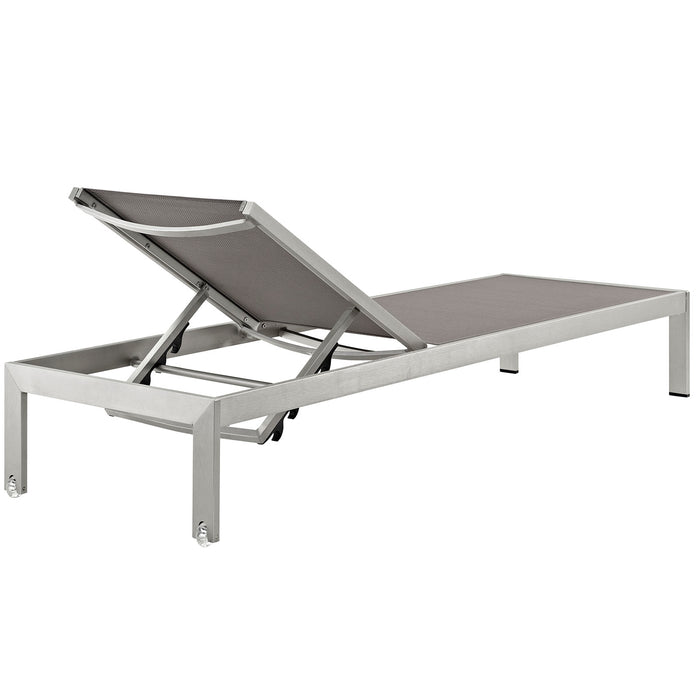 Shore Outdoor Patio Aluminum Mesh Chaise by Modway