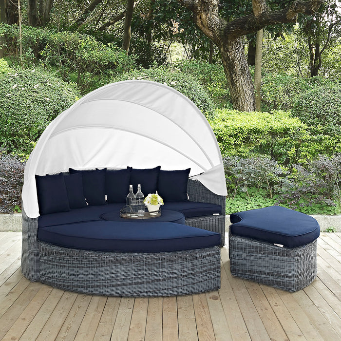 Summon Canopy Outdoor Patio Sunbrella� Daybed by Modway