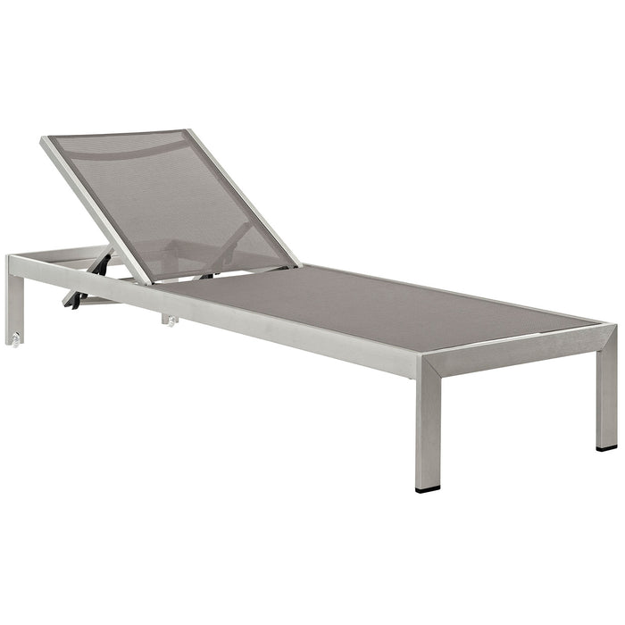 Shore Outdoor Patio Aluminum Chaise Set of 2 by Modway