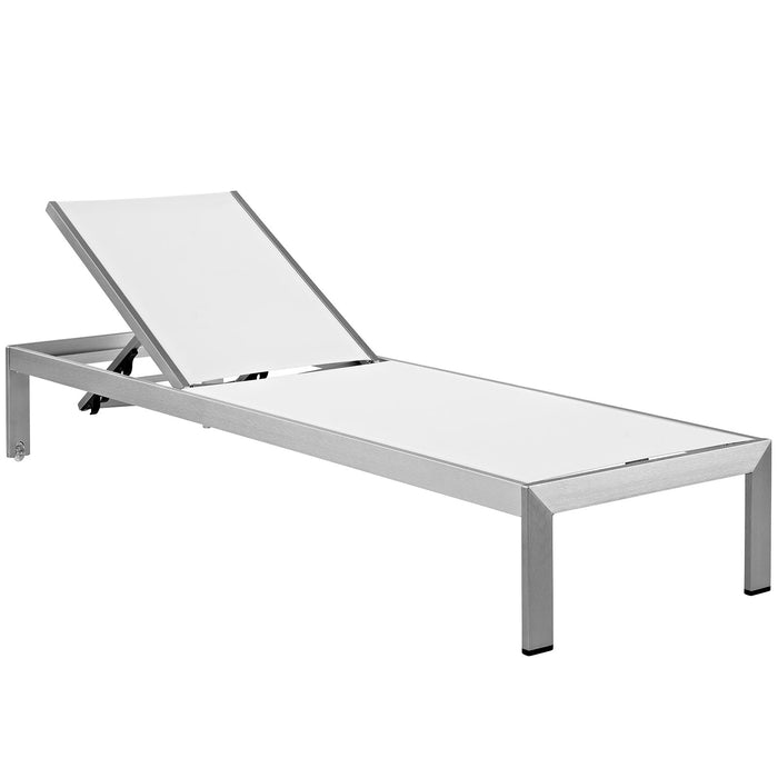 Shore Outdoor Patio Aluminum Chaise Set of 2 by Modway