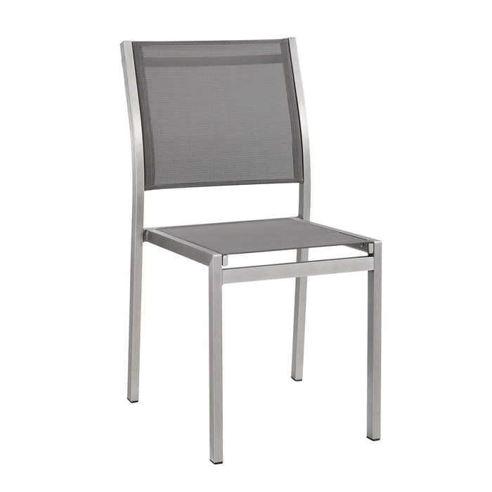 Shore Outdoor Patio Aluminum Side Chair Set of 2 by Modway