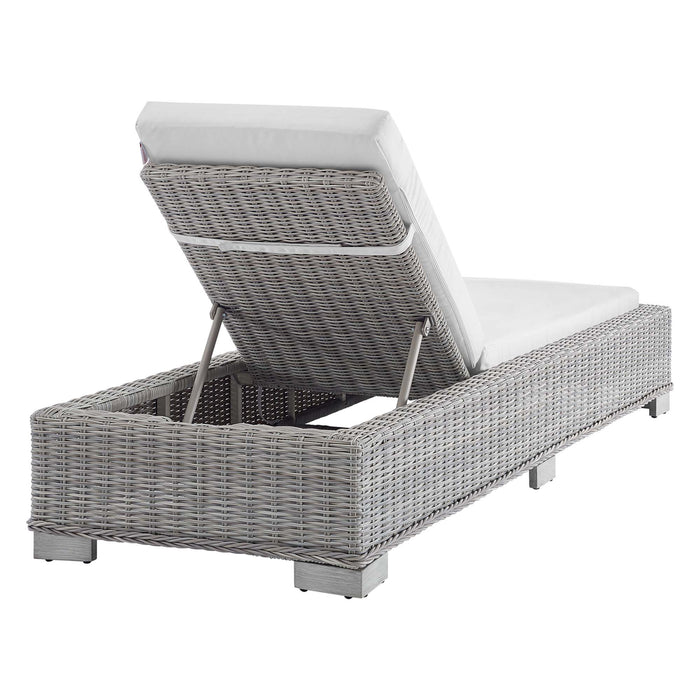 Conway Sunbrella� Outdoor Patio Wicker Rattan Chaise Lounge by Modway