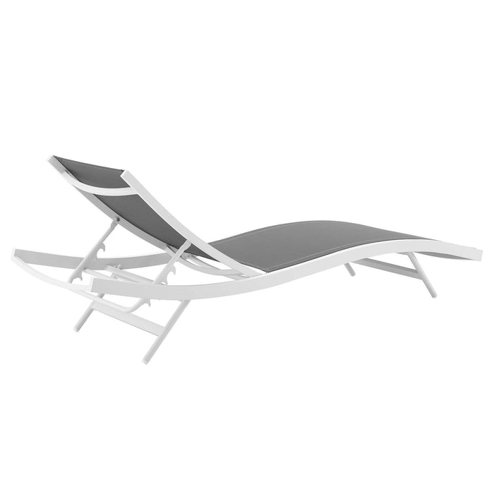 Glimpse Outdoor Patio Mesh Chaise Lounge Set of 2 by Modway