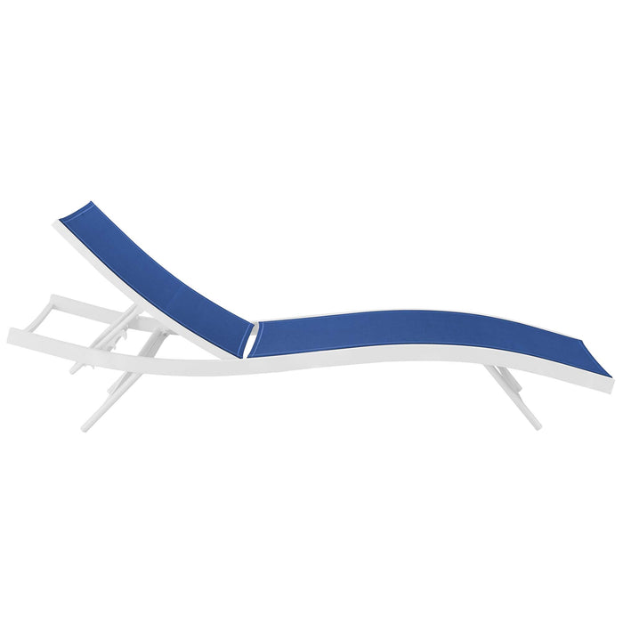 Glimpse Outdoor Patio Mesh Chaise Lounge Set of 2 by Modway