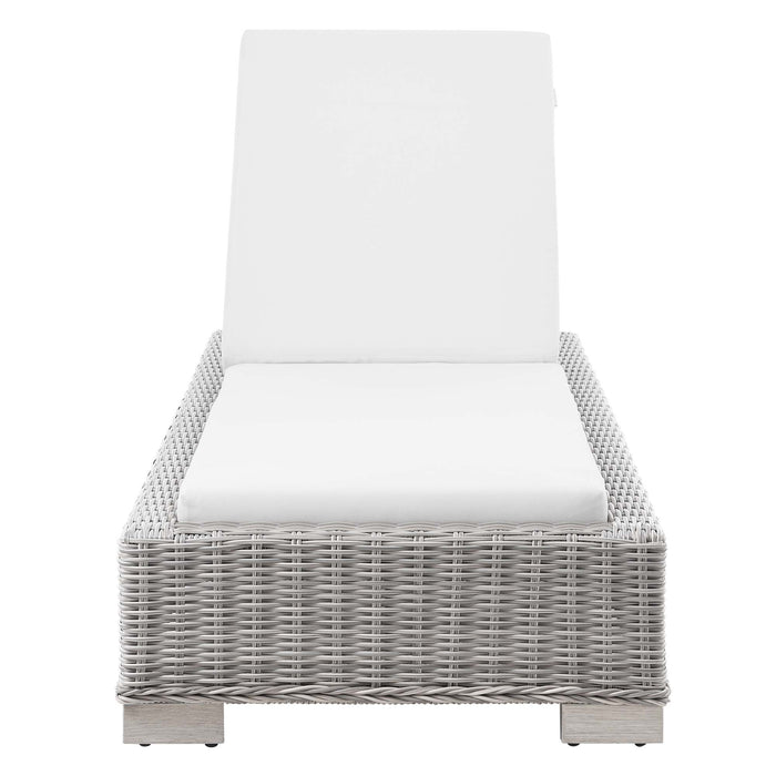 Conway Outdoor Patio Wicker Rattan Chaise Lounge by Modway