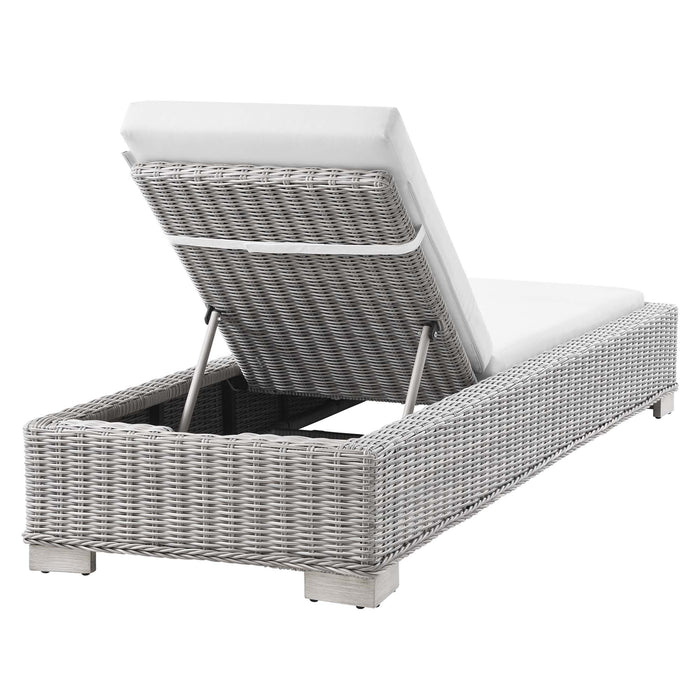 Conway Outdoor Patio Wicker Rattan Chaise Lounge by Modway