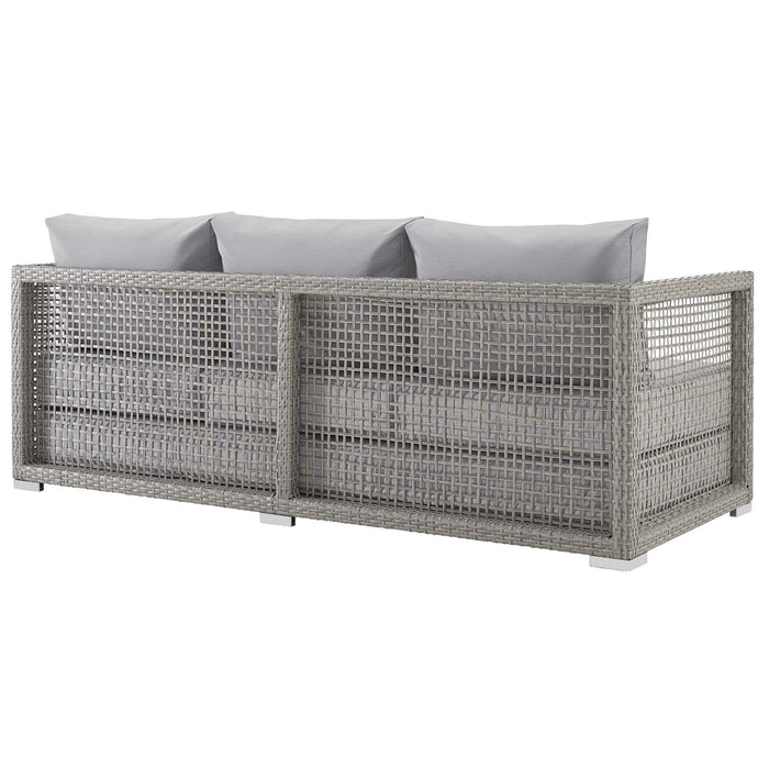 Aura Outdoor Patio Wicker Rattan Sofa by Modway