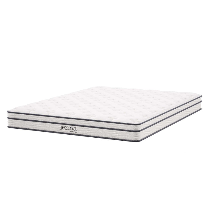 Jenna 6" Innerspring and Foam Queen Mattress by Modway